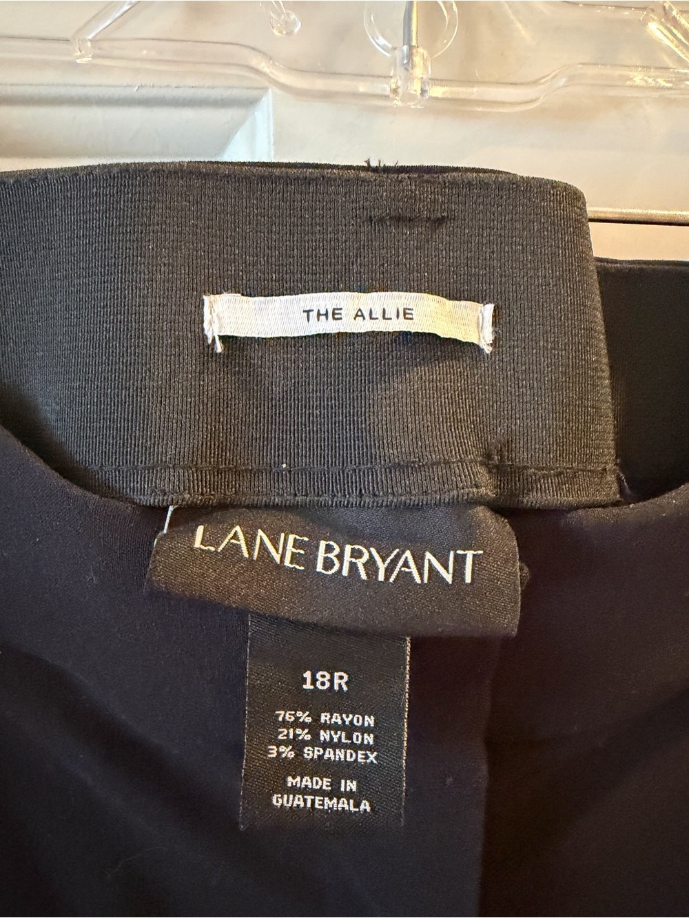 NWT Lane Bryant Black Dress Pants “The Allie” Sz 18R Smoke Free Home - Picture 6 of 8